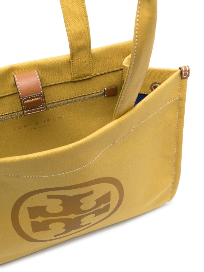 Yellow Ella Canvas Tote Bag