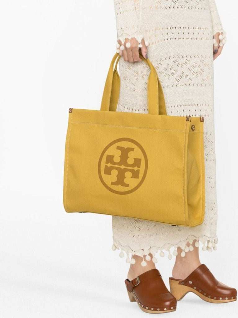 Yellow Ella Canvas Tote Bag