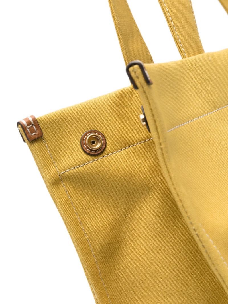 Yellow Ella Canvas Tote Bag