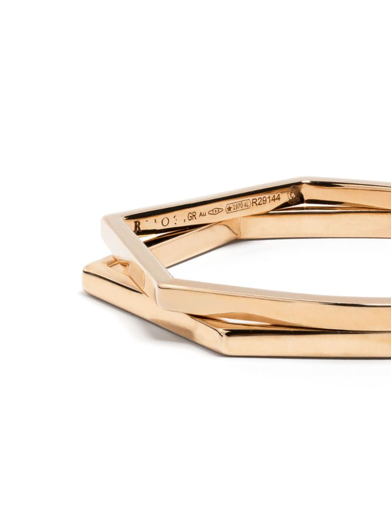 18k Rose Gold Antifer Hoop Earring
