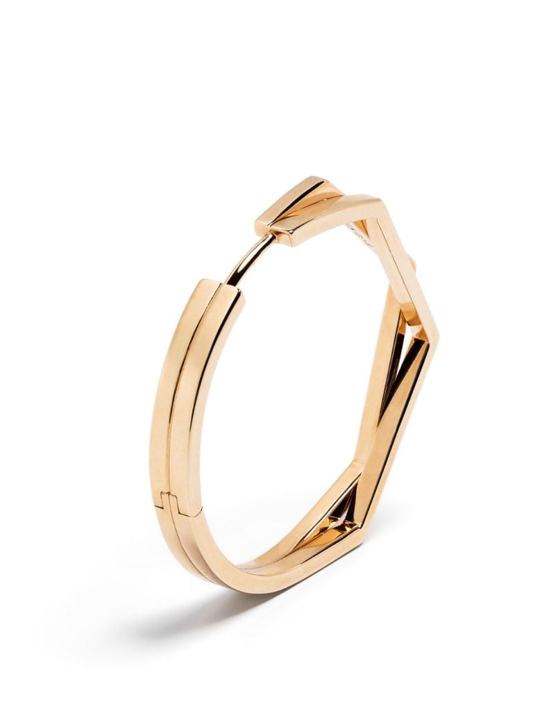 18k Rose Gold Antifer Hoop Earring