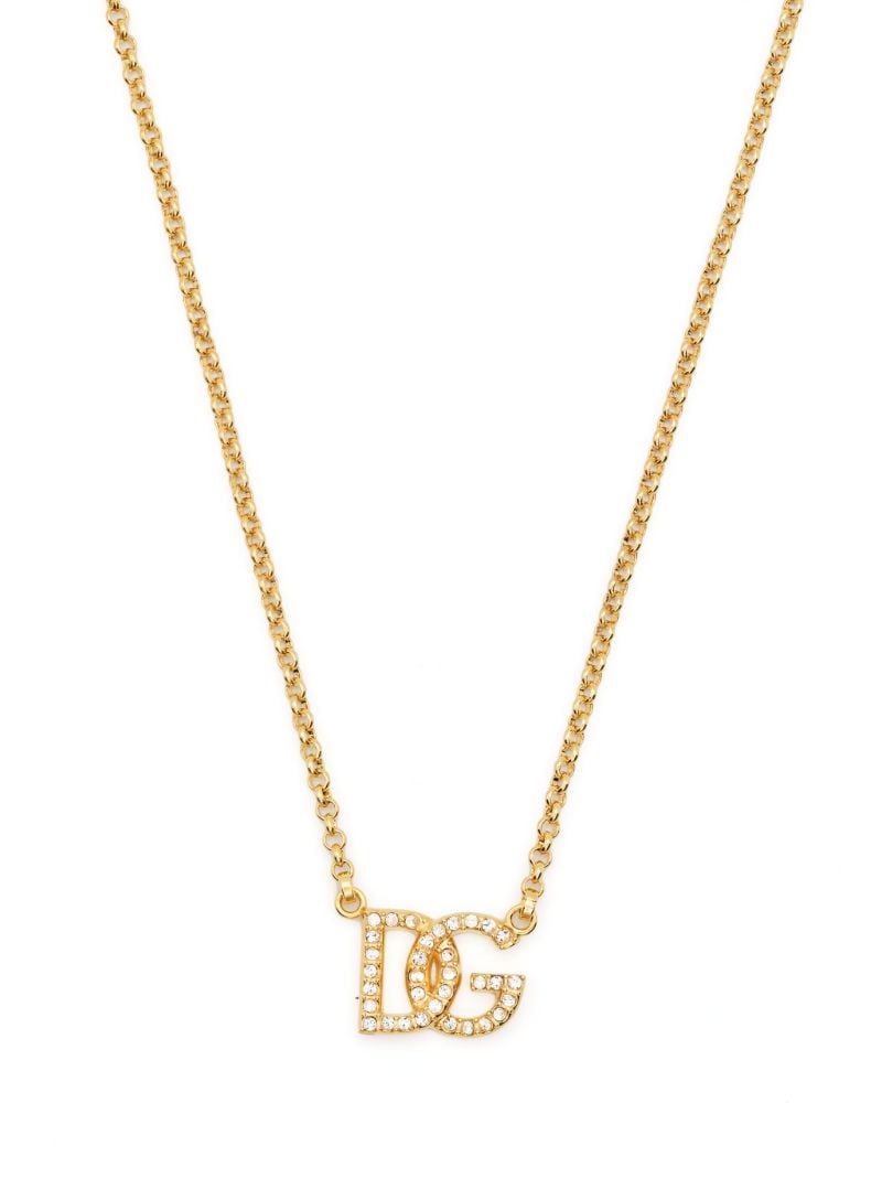 Gold-tone Dg Crystal Necklace
