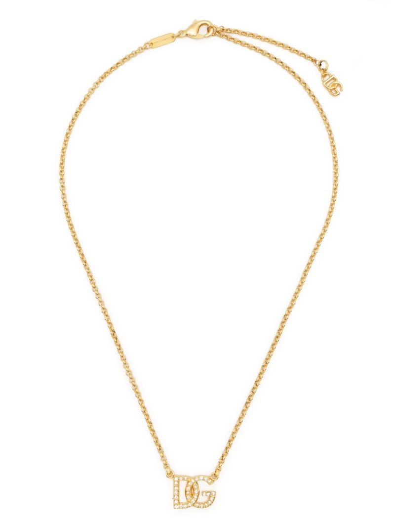 Gold-tone Dg Crystal Necklace