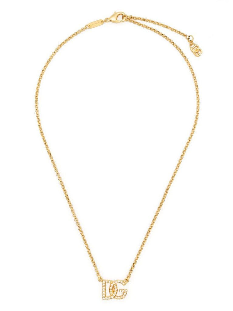 Gold-tone Dg Crystal Necklace