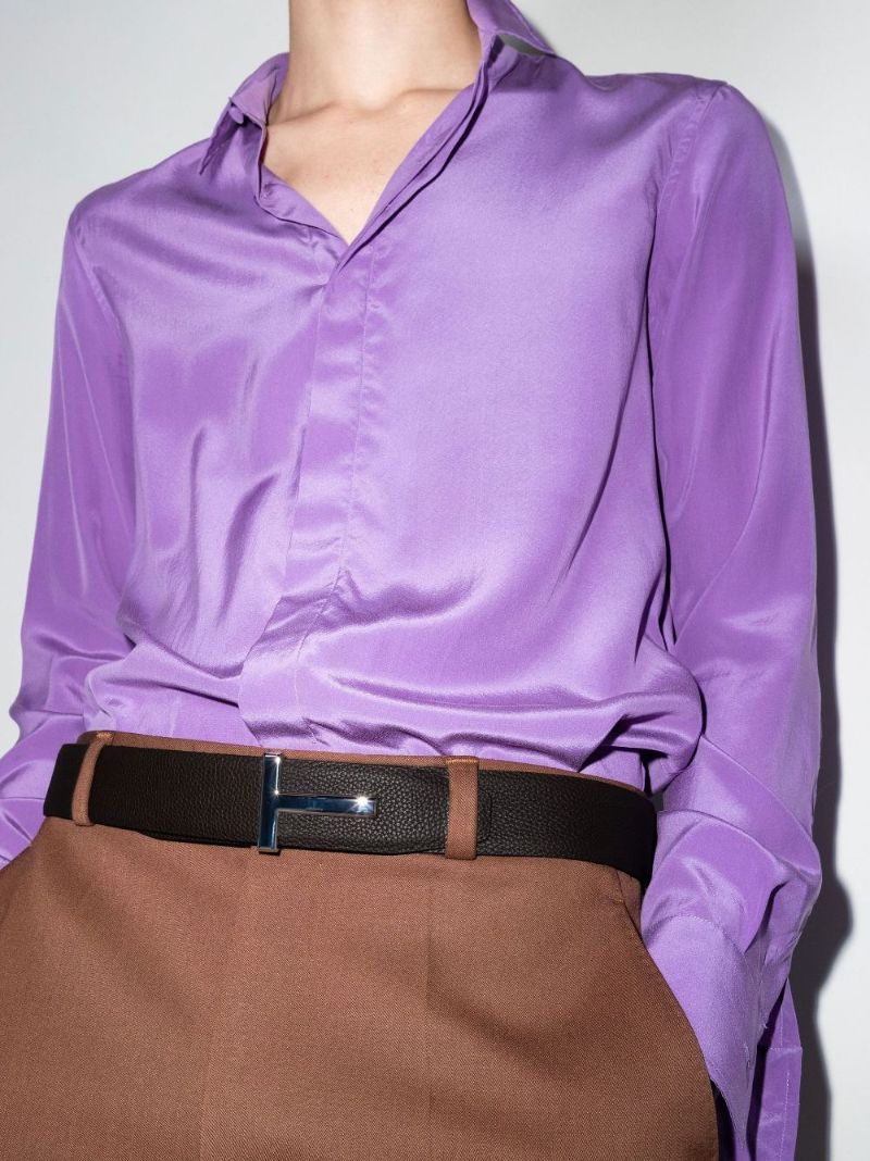 Brown Reversible Leather Belt