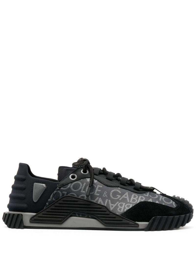 Black Ns1 Logo-jacquard Sneakers