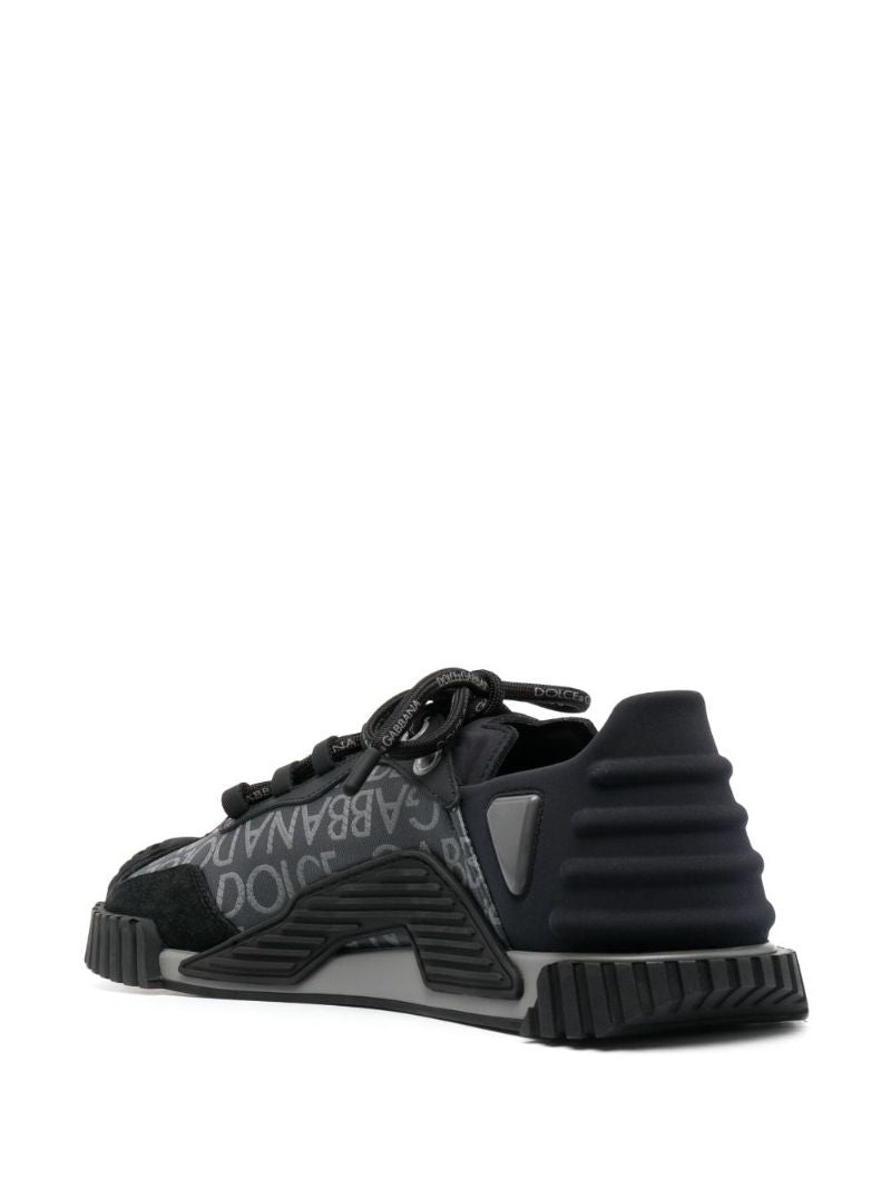 Black Ns1 Logo-jacquard Sneakers