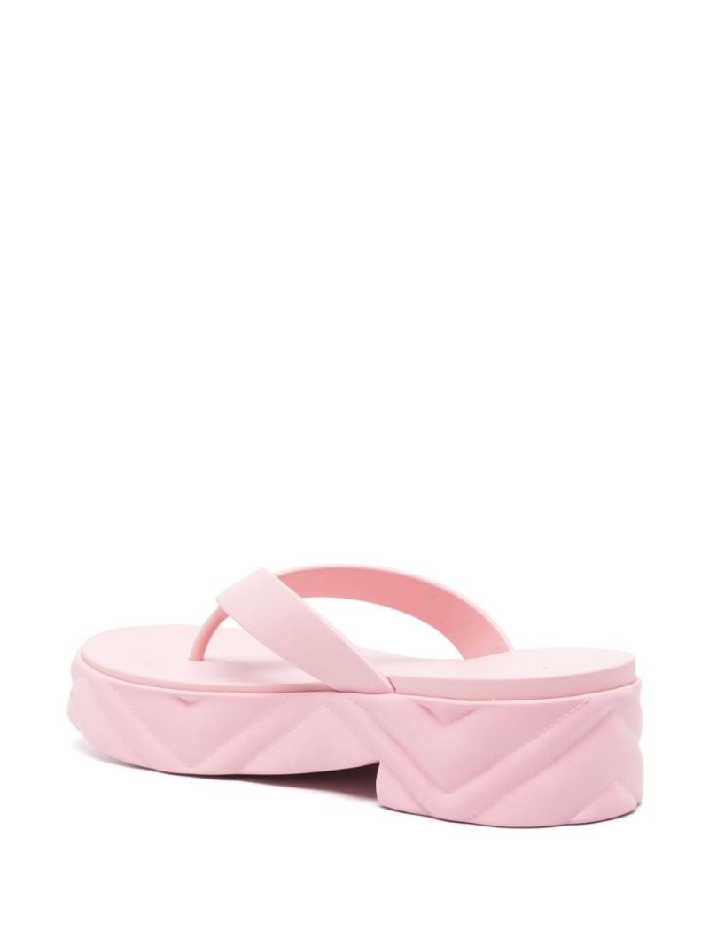 Pink Tarifa 52 Platform Thong Sandals