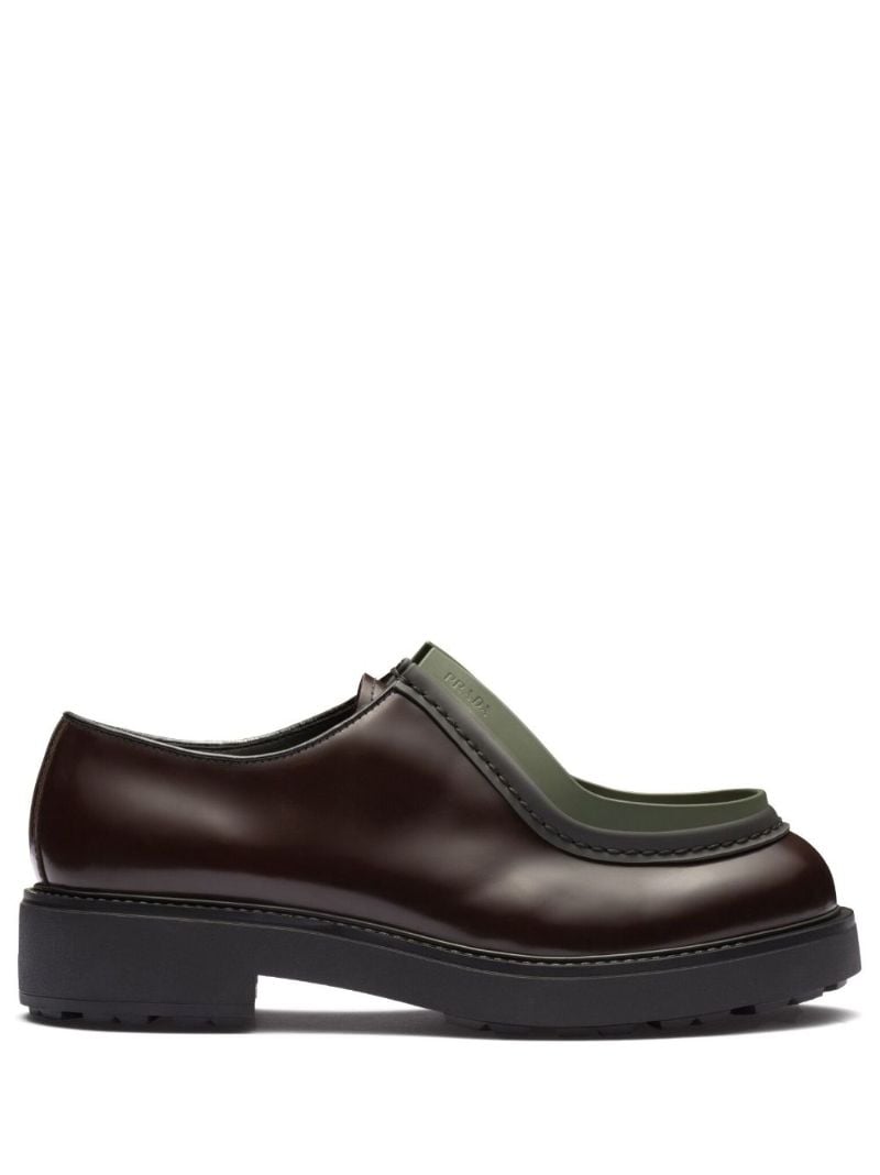 Brown Leather Lace-up Shoes