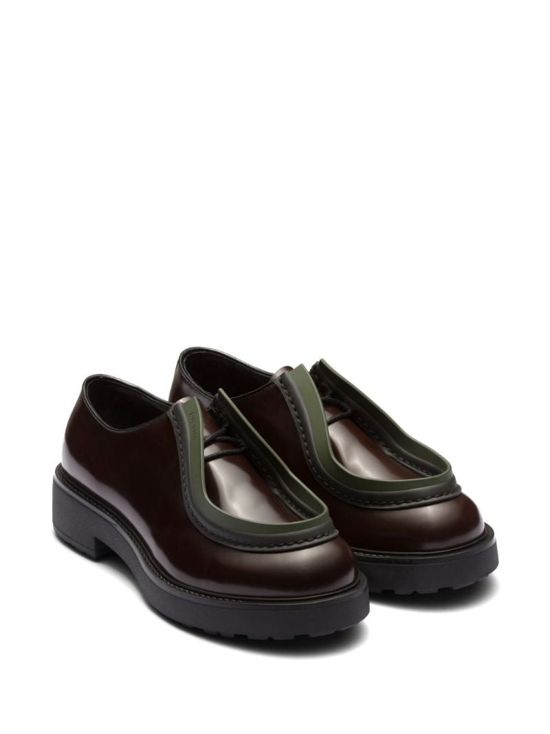 Brown Leather Lace-up Shoes
