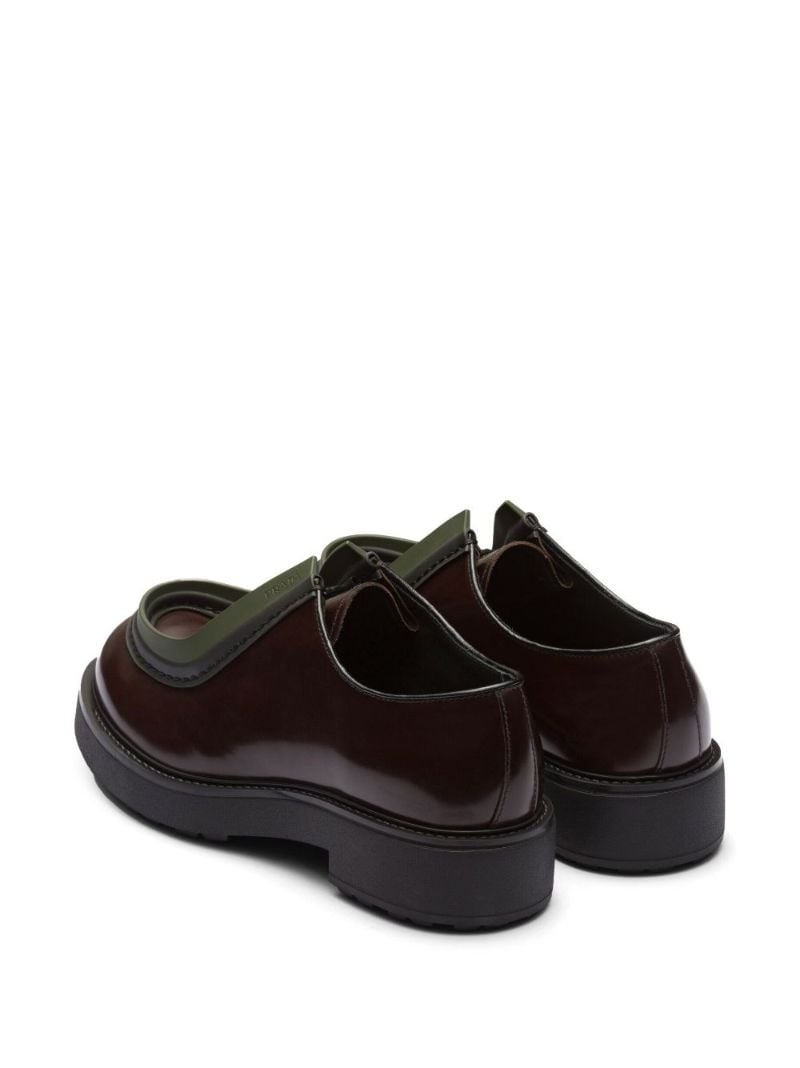 Brown Leather Lace-up Shoes