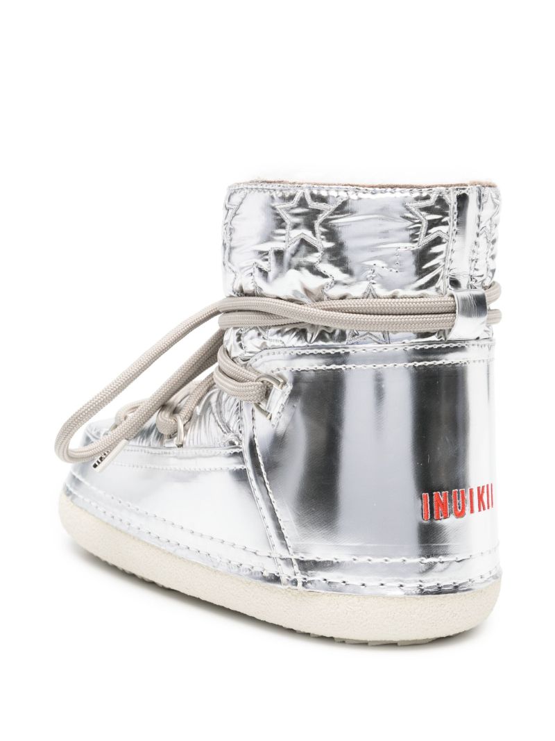 Silver Bomber Star Snow Boots