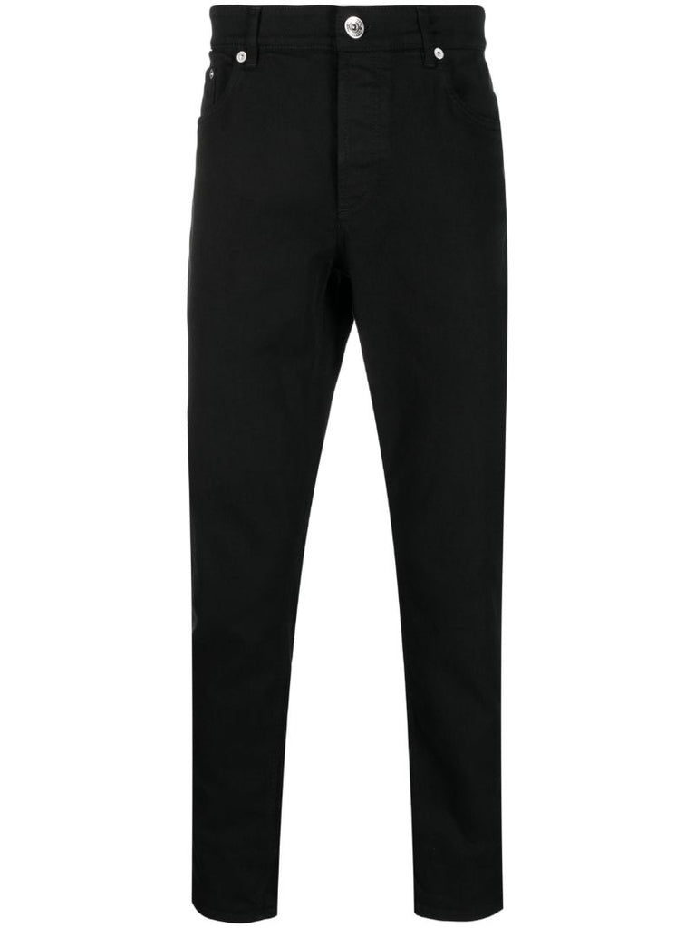 Black Straight-leg Jeans