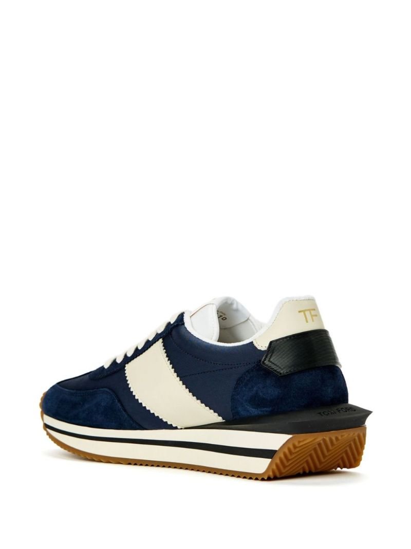 Blue James Suede Sneakers