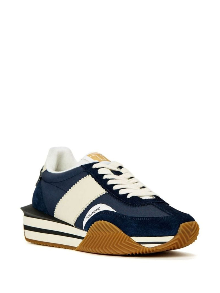Blue James Suede Sneakers