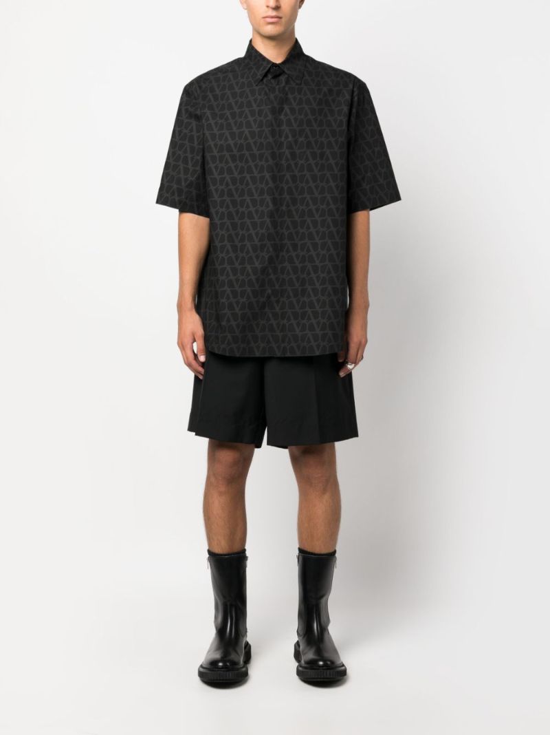 Black Toile Iconographe-print Cotton Shirt