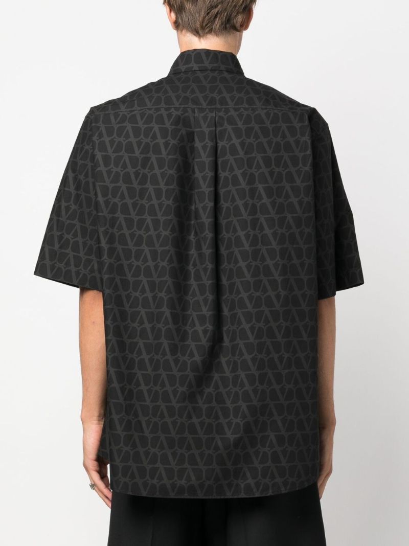 Black Toile Iconographe-print Cotton Shirt
