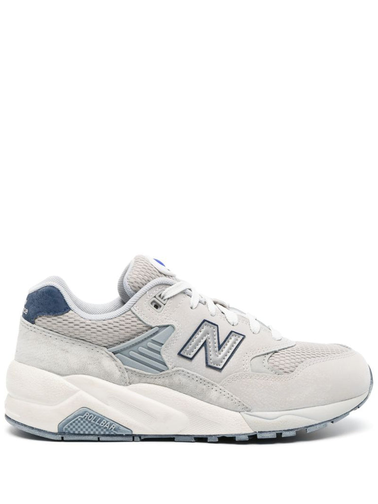 Grey 580 Leather Sneakers