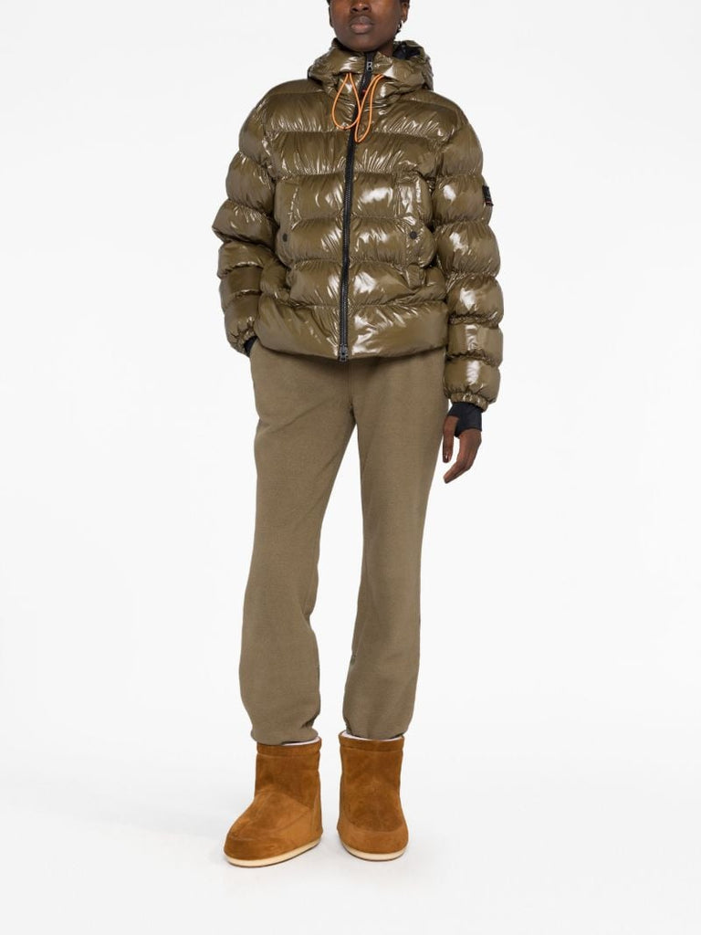 Brown Rosetta Puffer Jacket