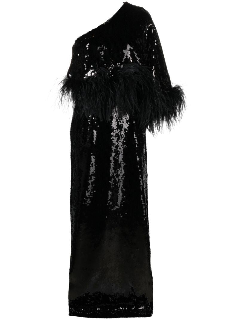Black Alder Sequin-embellished Gown