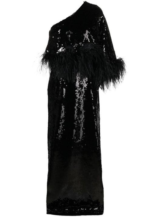 Black Alder Sequin-embellished Gown