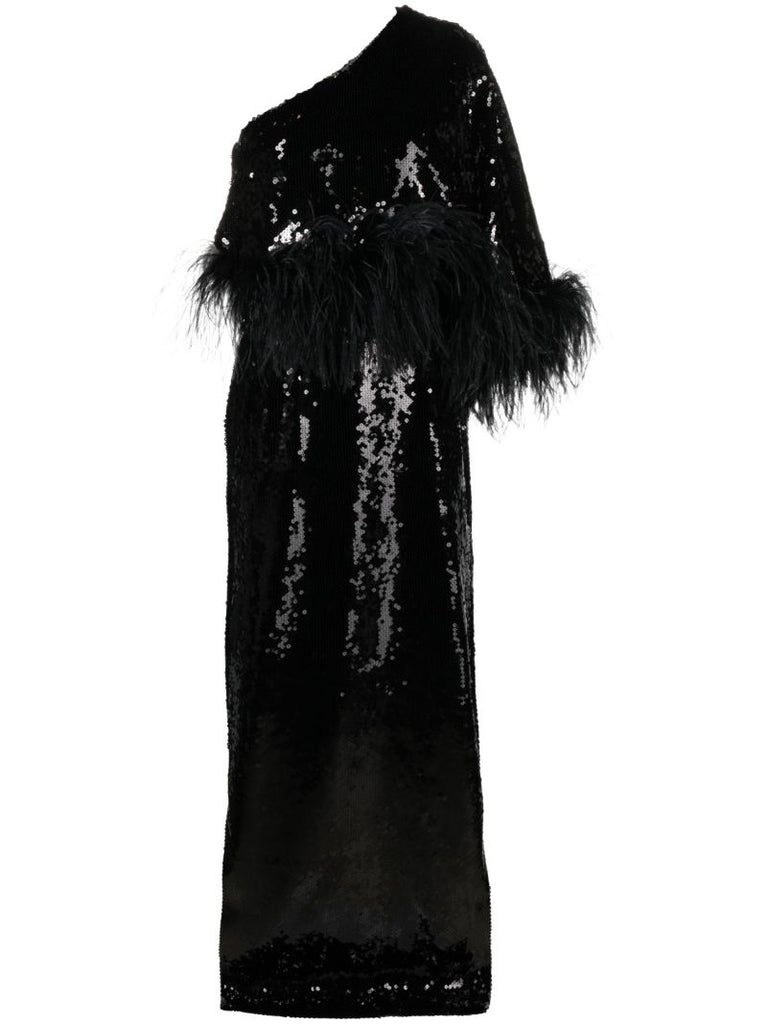 Black Alder Sequin-embellished Gown