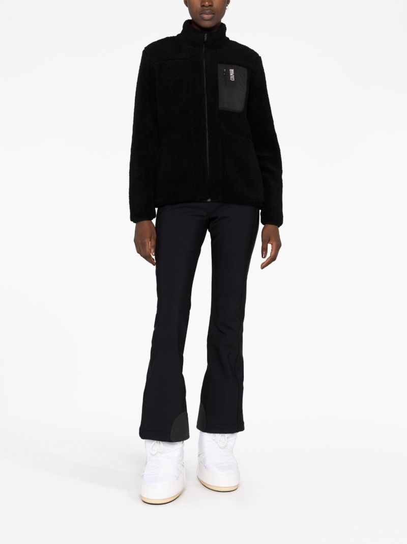 Black Sherpa Fleece Jacket