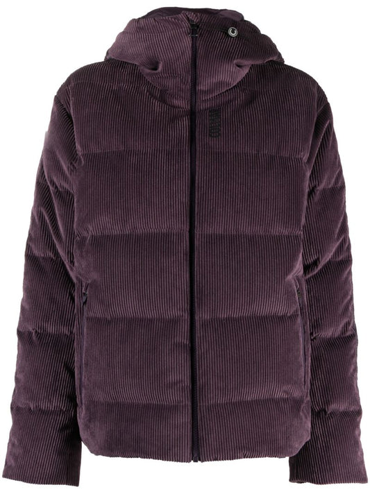Purple Corduroy Padded Ski Jacket