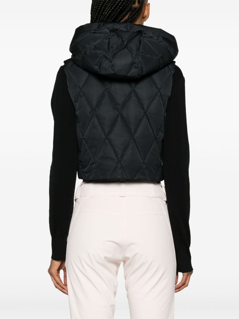 Black Lapponia Quilted Down Gilet