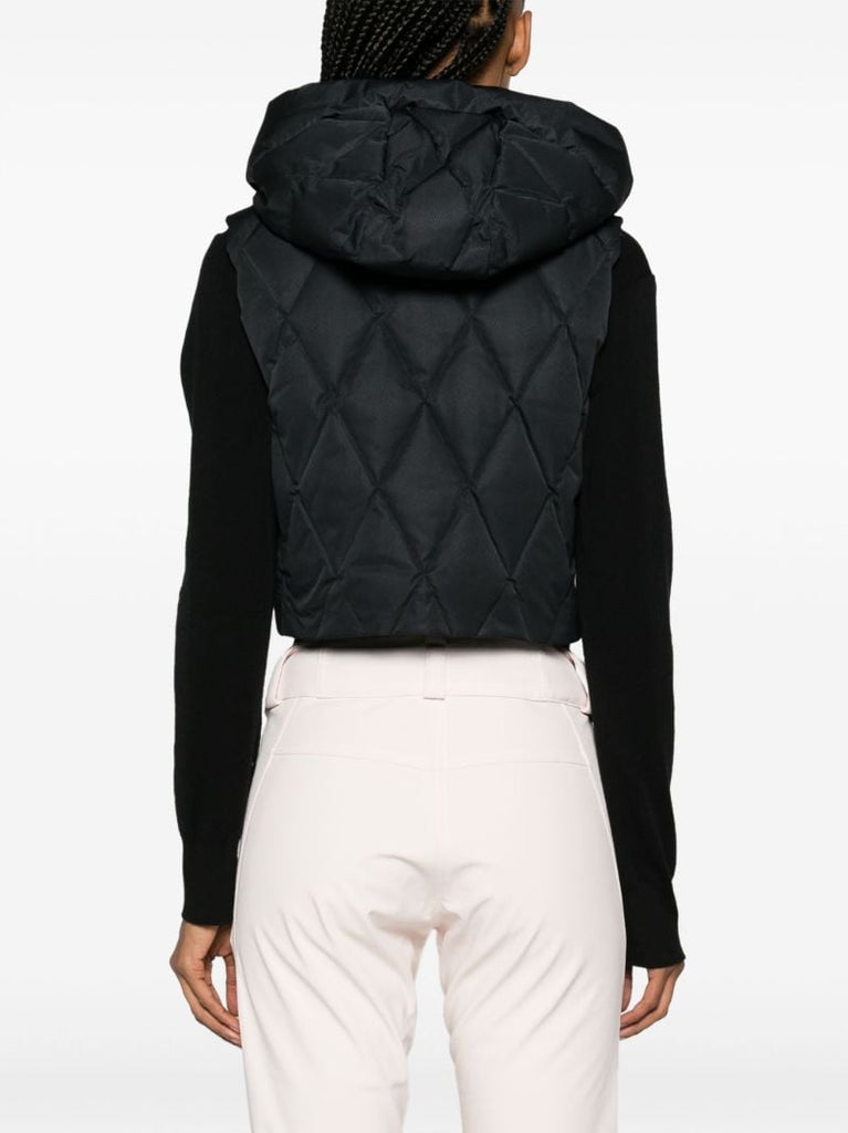 Black Lapponia Quilted Down Gilet
