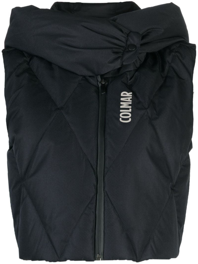 Black Lapponia Quilted Down Gilet
