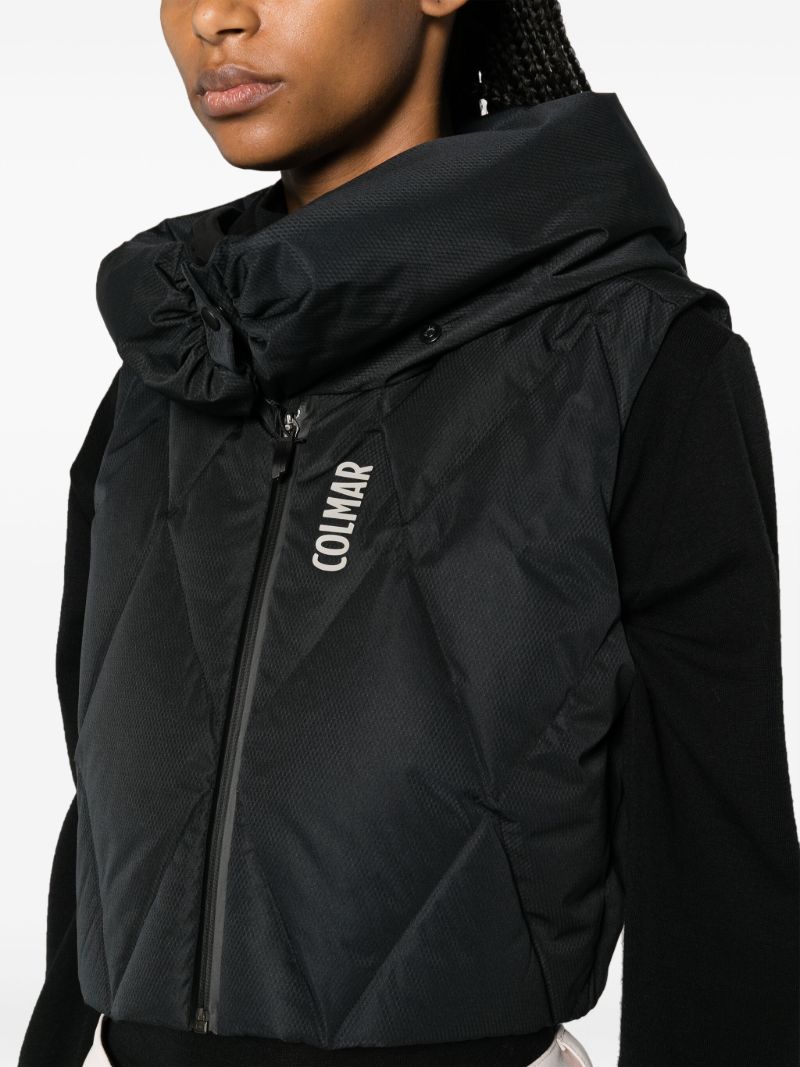 Black Lapponia Quilted Down Gilet