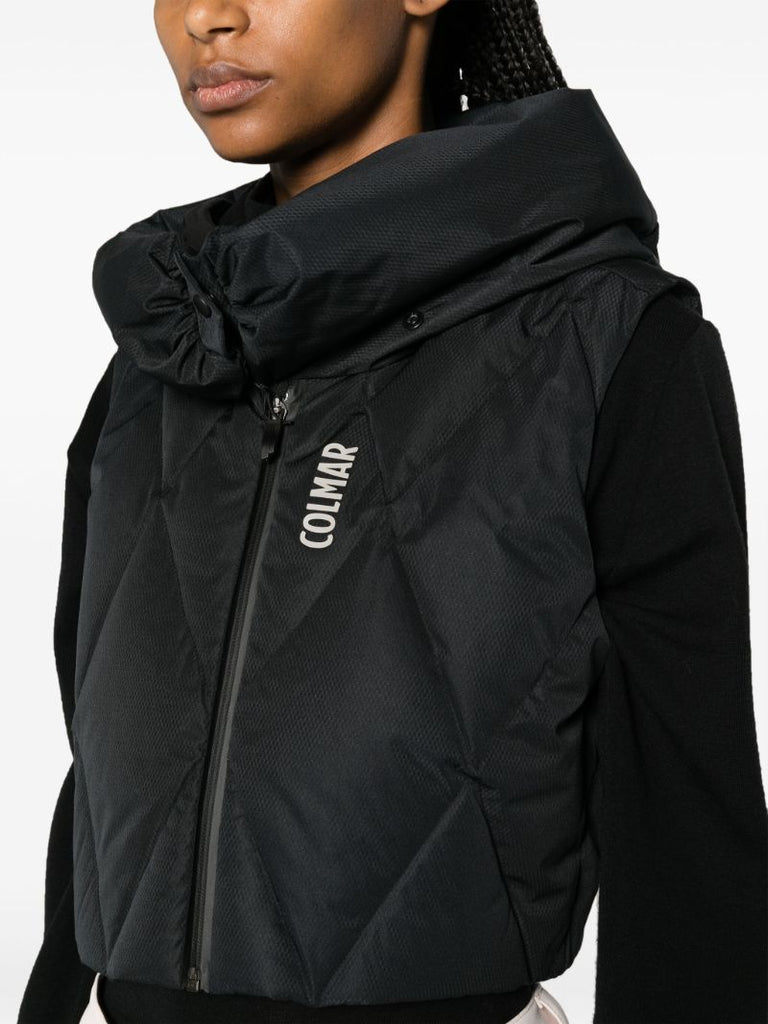 Black Lapponia Quilted Down Gilet