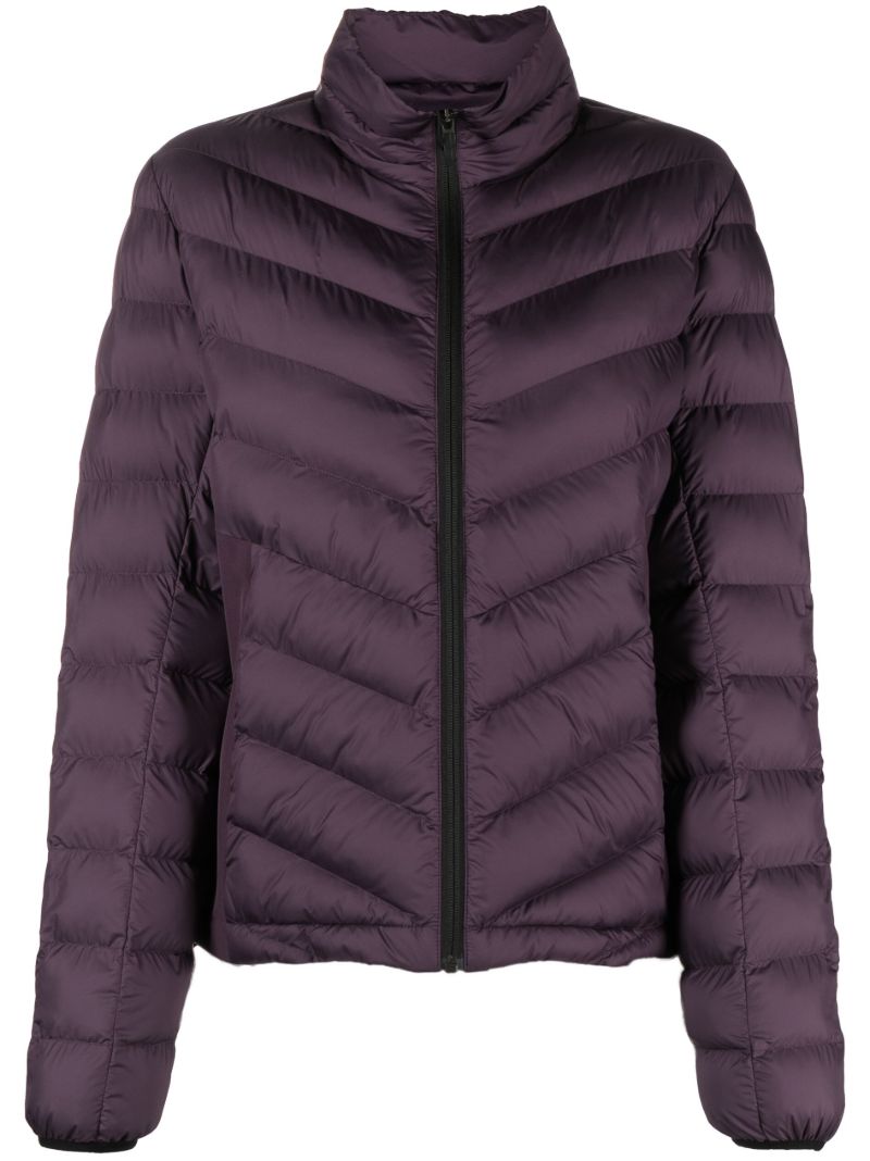Purple Caption Padded Ski Jacket