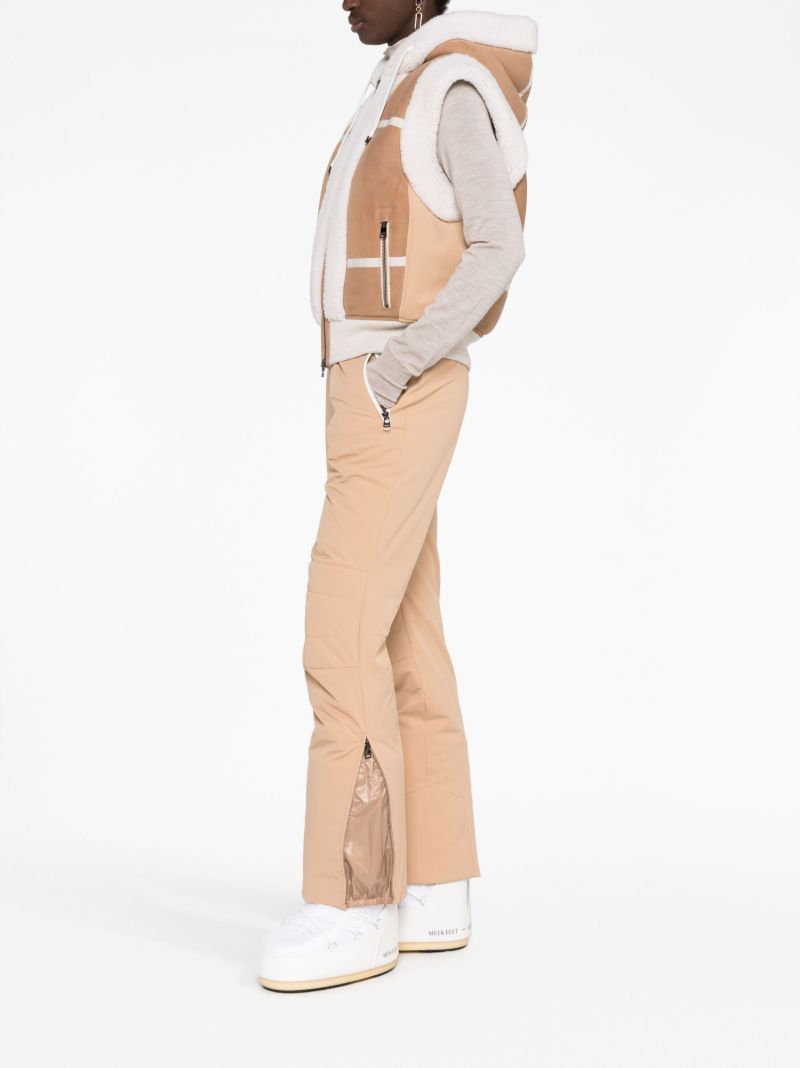 Brown Feli Oversized Shearling Gilet