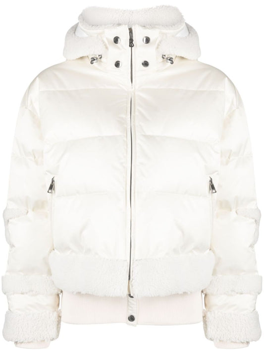 White Mia Padded Ski Jacket