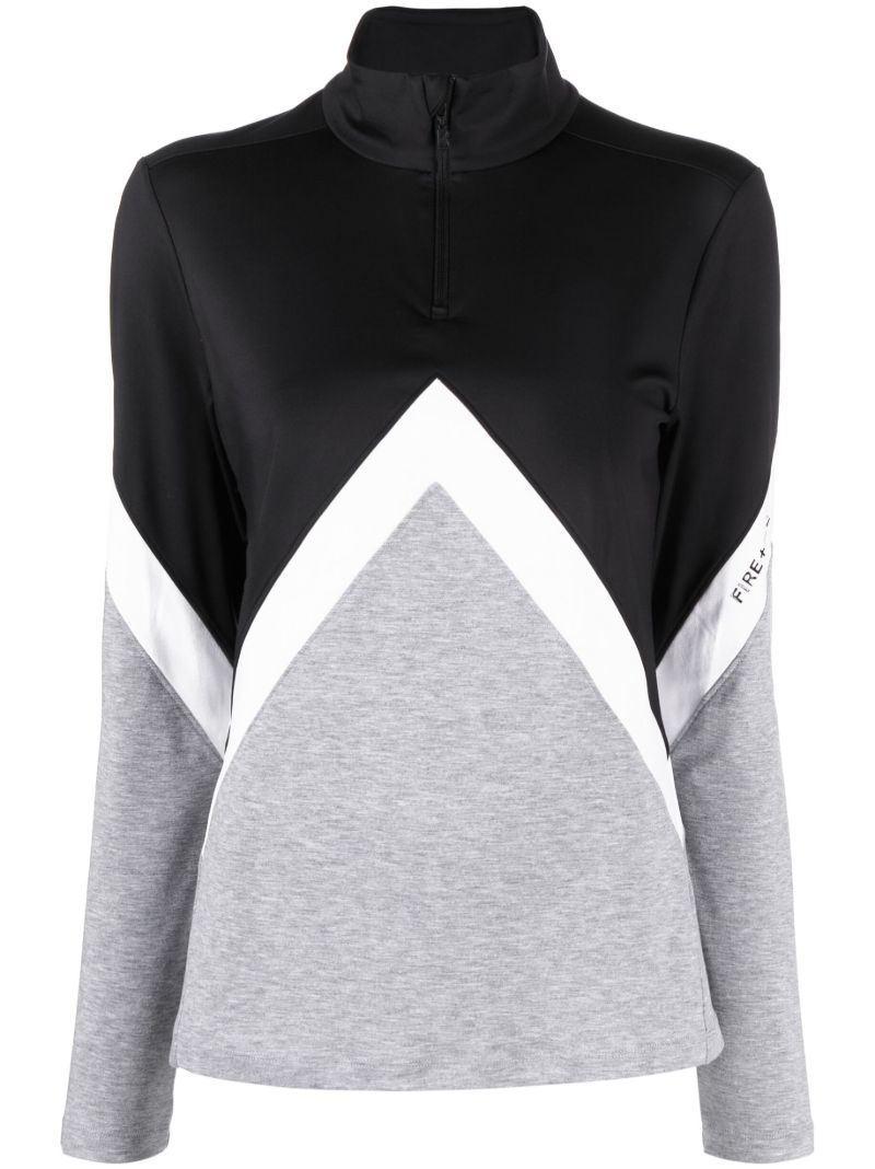 Grey Estella High-neck Sweater