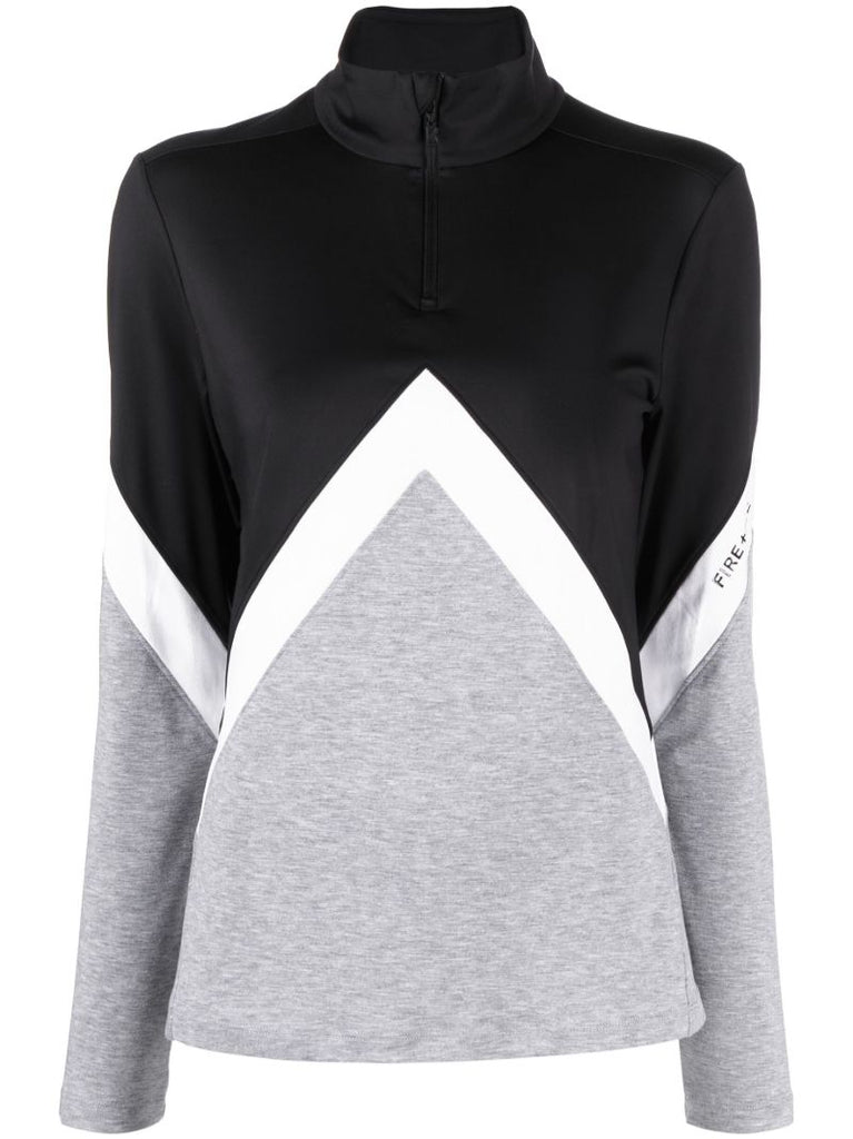 Grey Estella High-neck Sweater