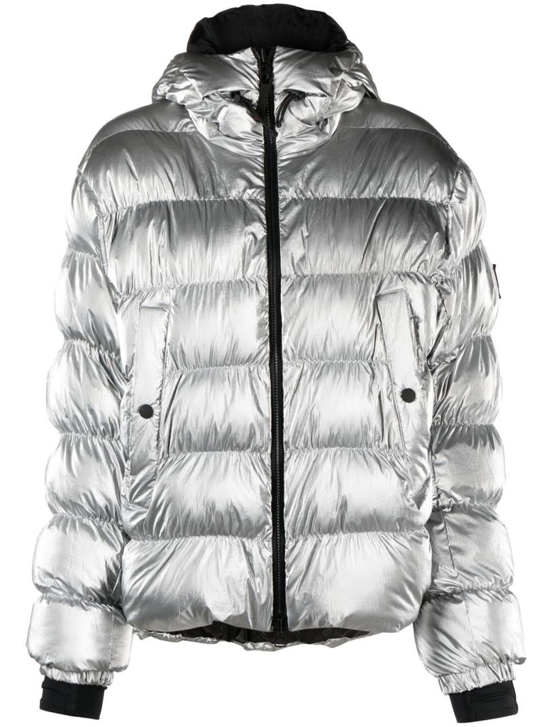 Silver Rosetta Puffer Jacket