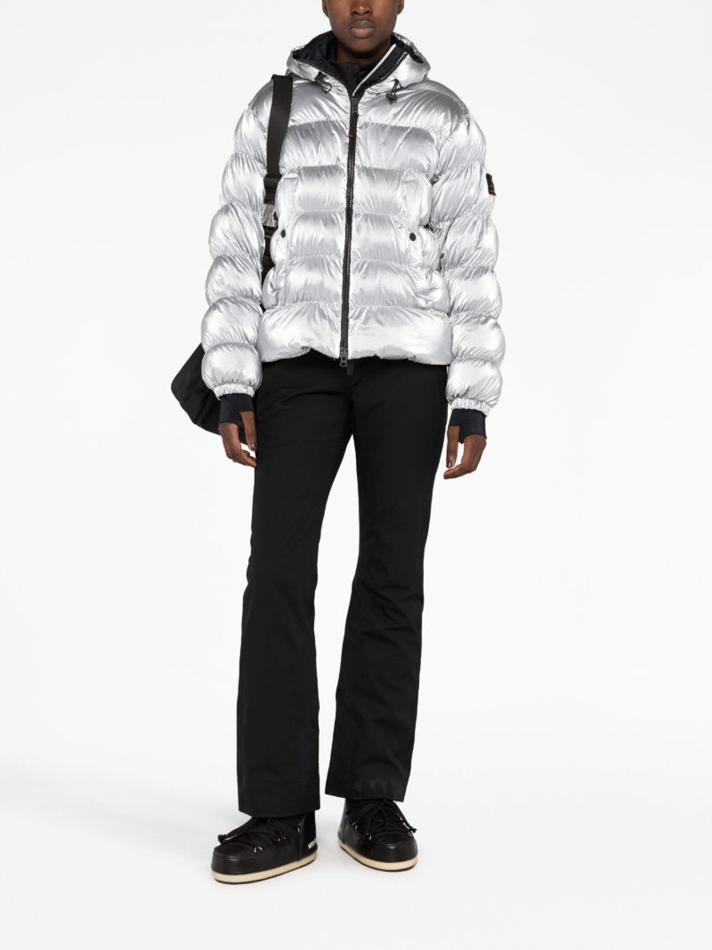 Silver Rosetta Puffer Jacket