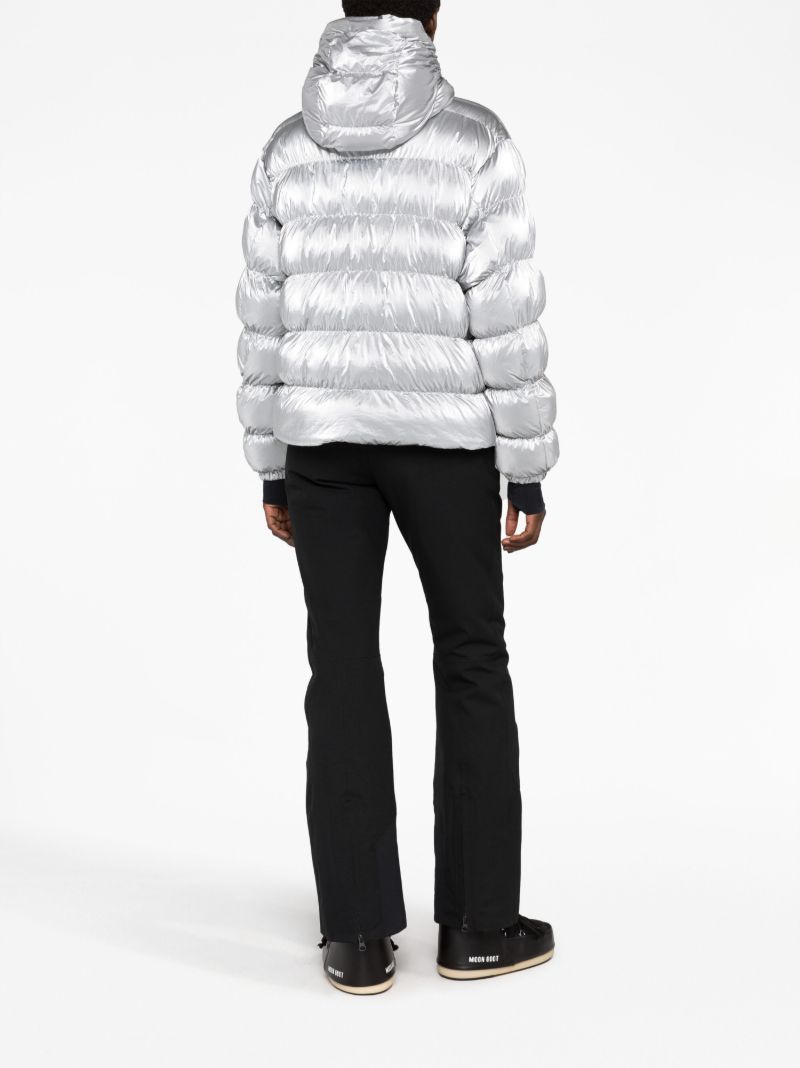 Silver Rosetta Puffer Jacket