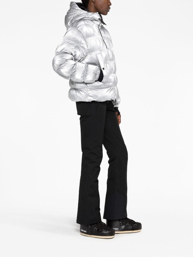 Silver Rosetta Puffer Jacket