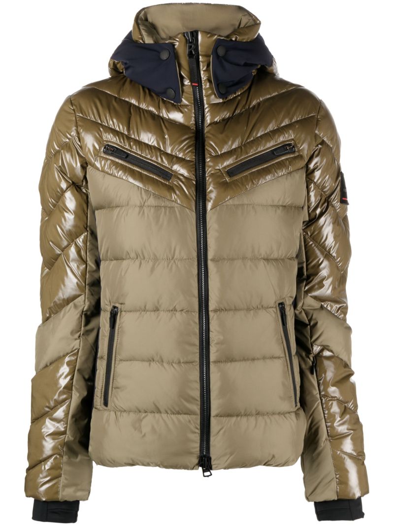 Green Farina Quilted Jacket