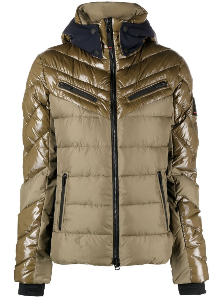 Green Farina Quilted Jacket