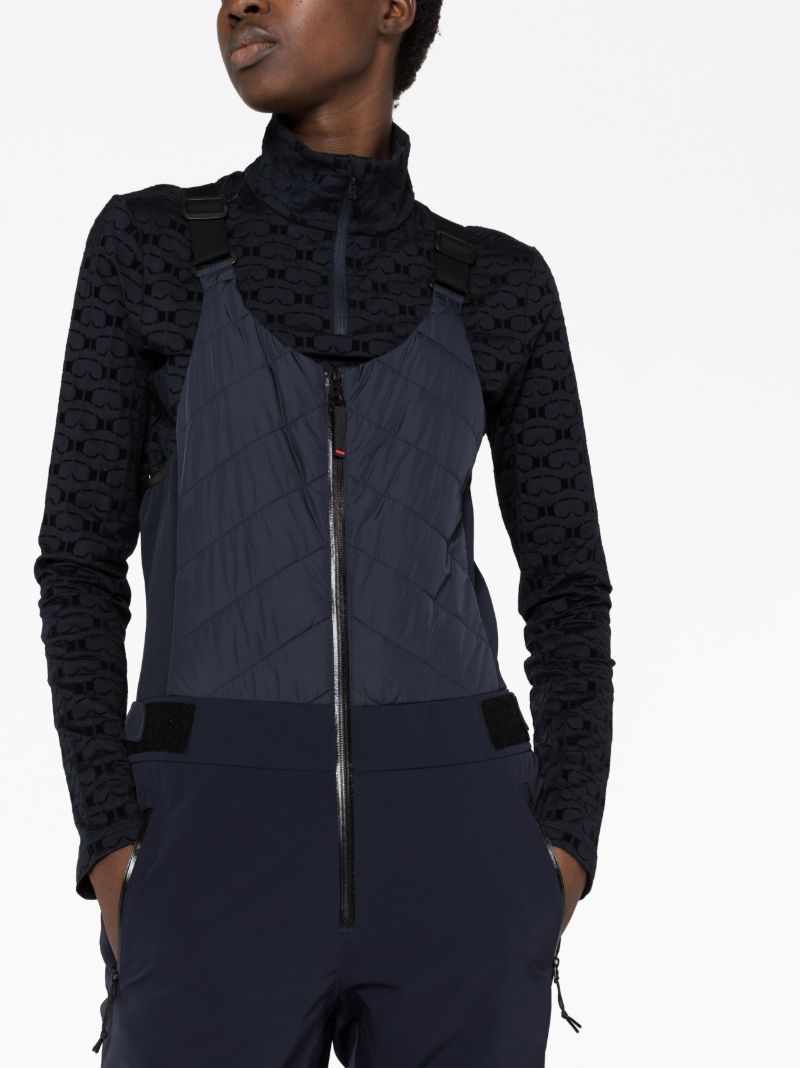 Blue Ivie2-t Quilted Salopettes