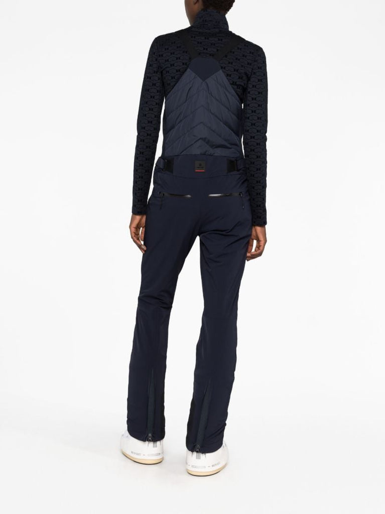 Blue Ivie2-t Quilted Salopettes