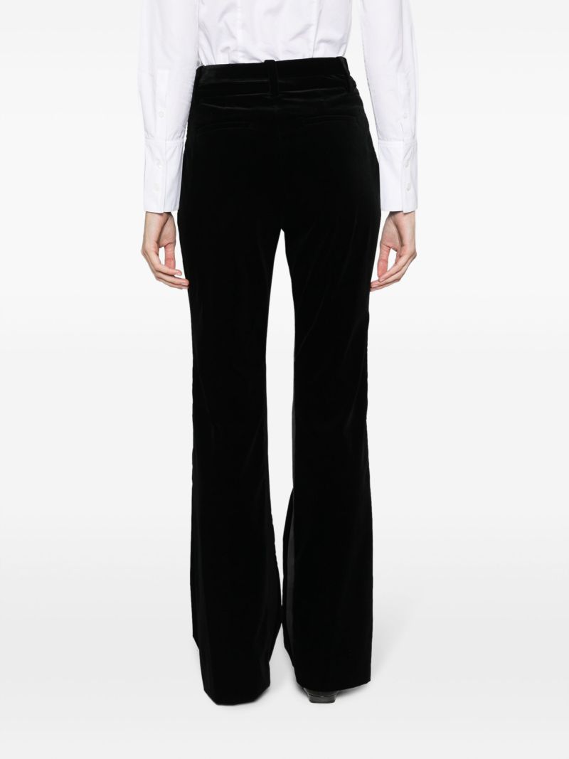Marie Velvet Flared Trousers