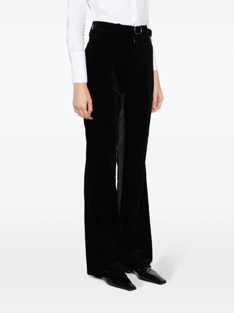 Marie Velvet Flared Trousers