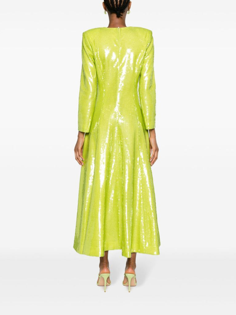 Green Andy Sequin-embellished Dress