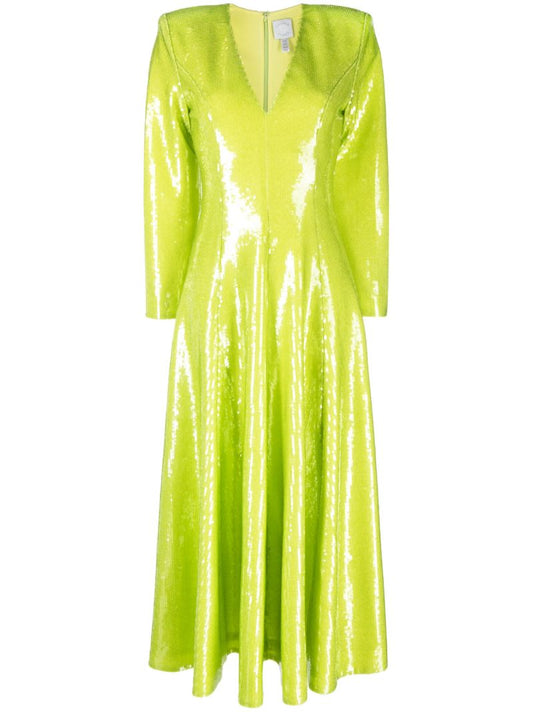 Green Andy Sequin-embellished Dress